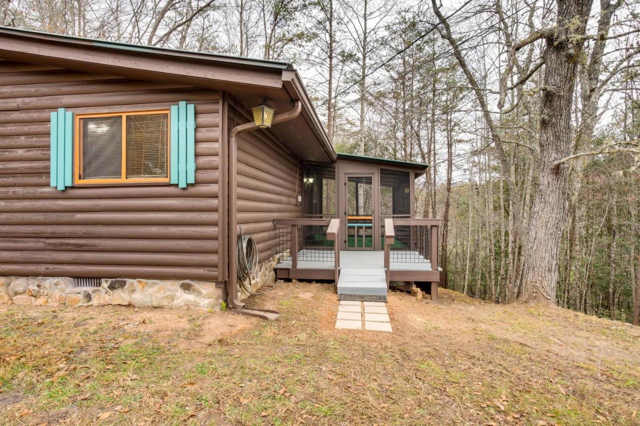 Peaceful Warne Cabin Fenced Yard And Screened Porch Brasstown Dış mekan fotoğraf