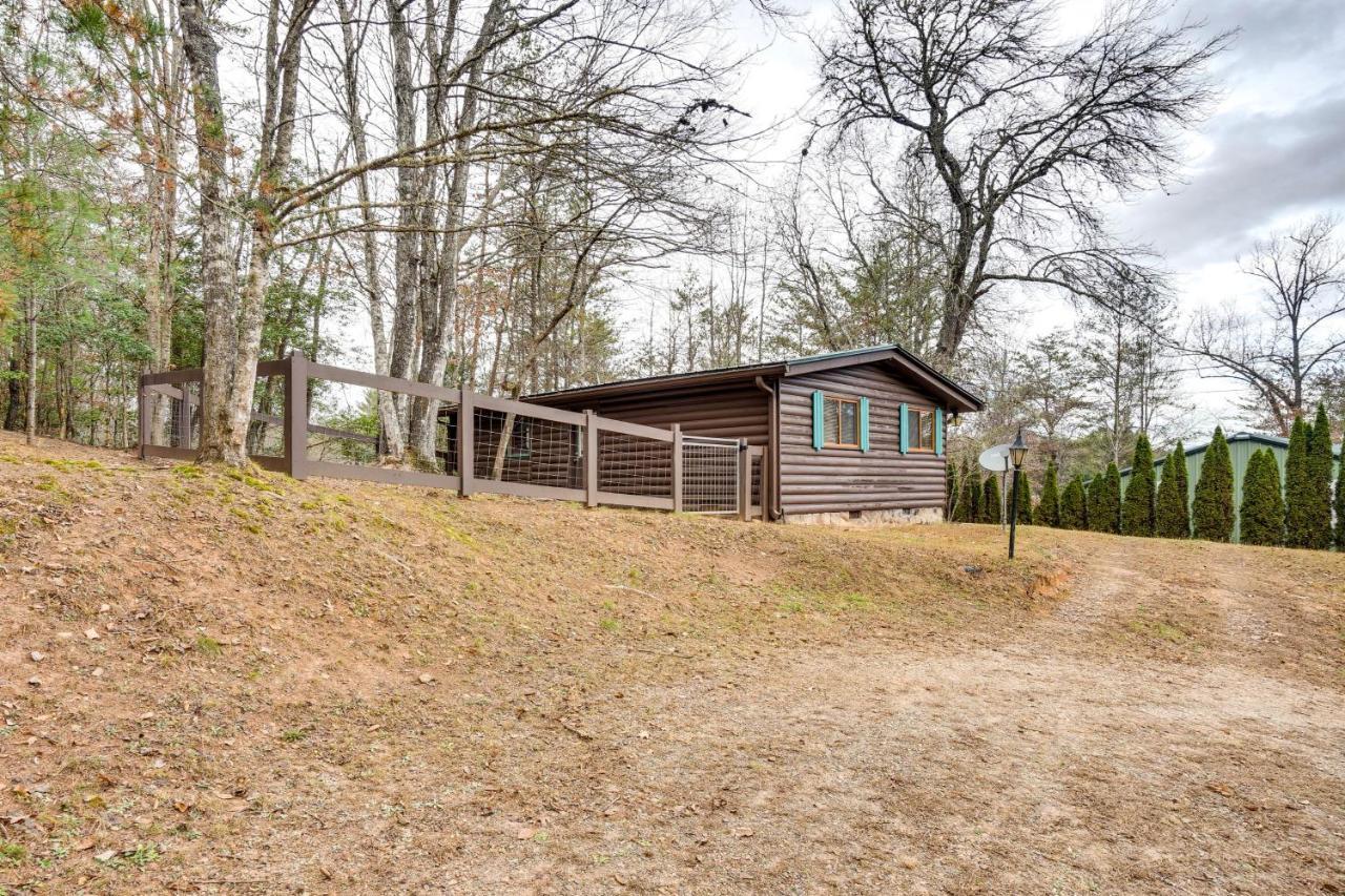 Peaceful Warne Cabin Fenced Yard And Screened Porch Brasstown Dış mekan fotoğraf